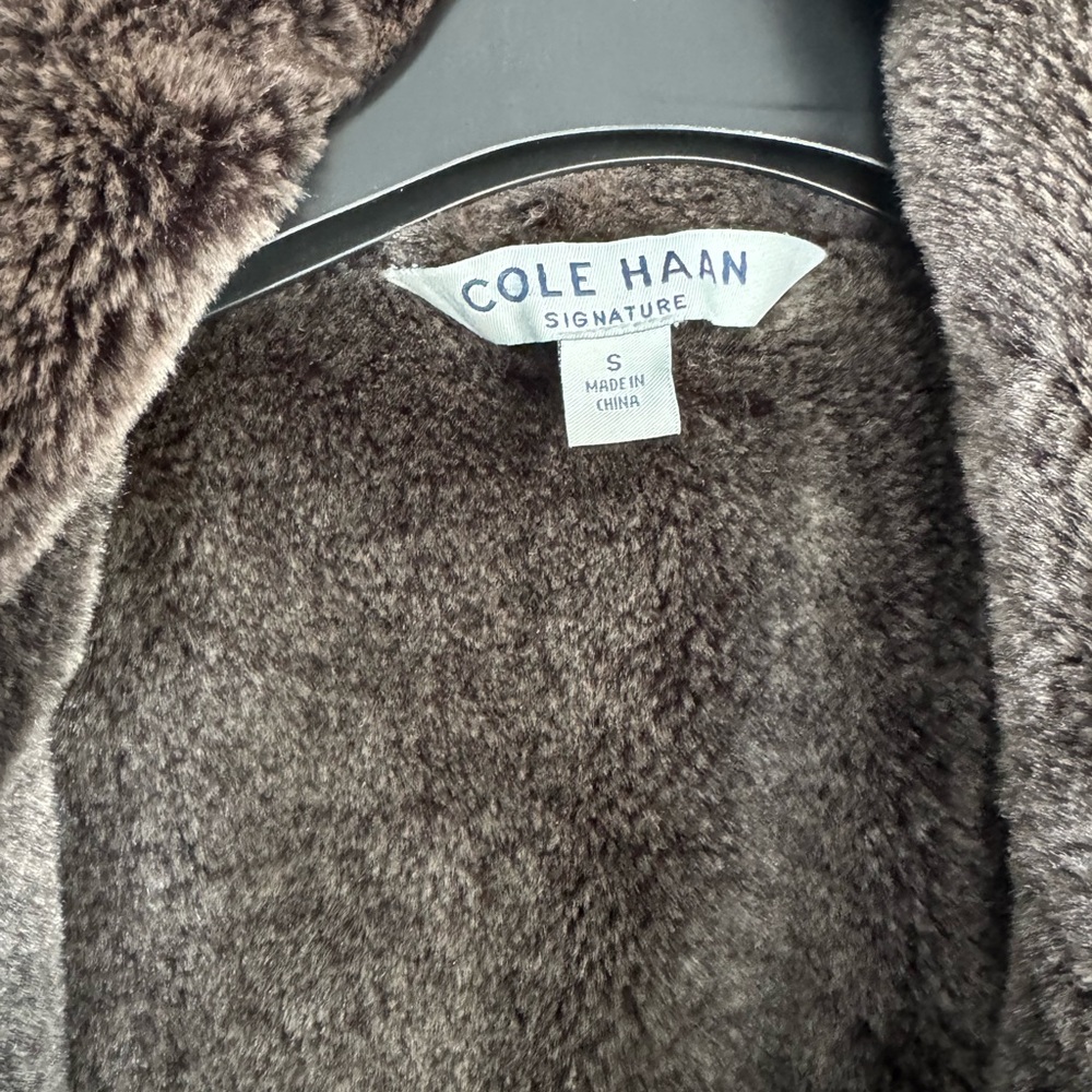 Cole Haan Signature Men's SMALL Jacket with Faux Fur Lining - Picture 2 of 13